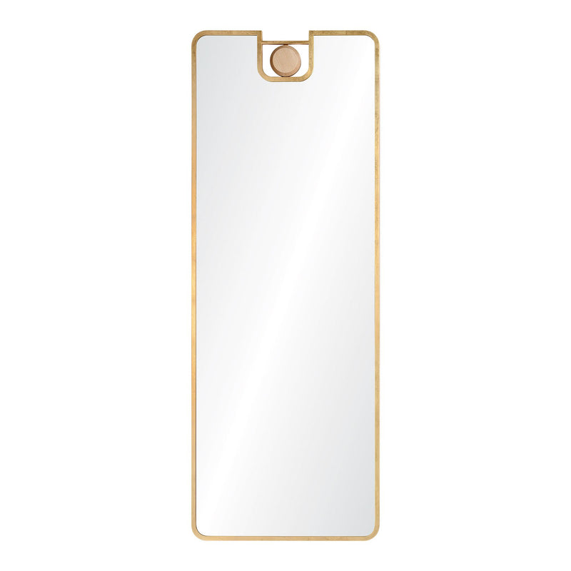 Kepler Full Length Mirror Gold Leaf By Renwil