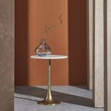 Amalya Table Antique Brass By Renwil