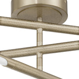 Overture 24-inch 6-light Champagne Gold 5CCT LED Chandelier