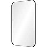 Glencoe Wall Mirror Matte Black By Renwil