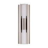 Colton 18-inch 2-light Brushed Nickel 5CCT LED Vanity Light with Etched Opal Glass Shades