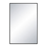 Gasel Wall Mirror MATTE BLACK By Renwil
