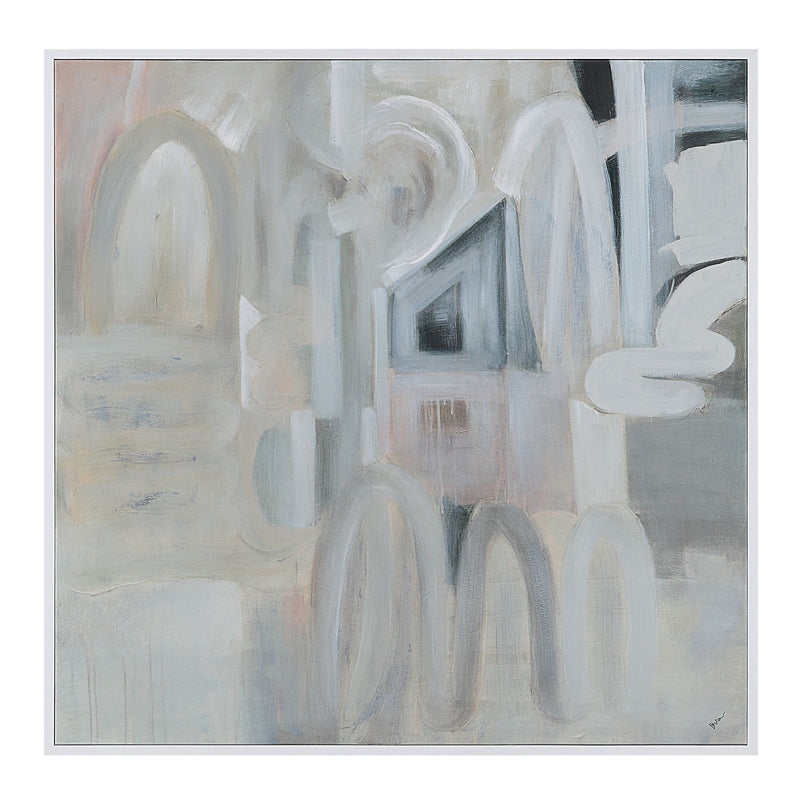 Palazzo  Canvas Art PAINTED WHITE By Renwil
