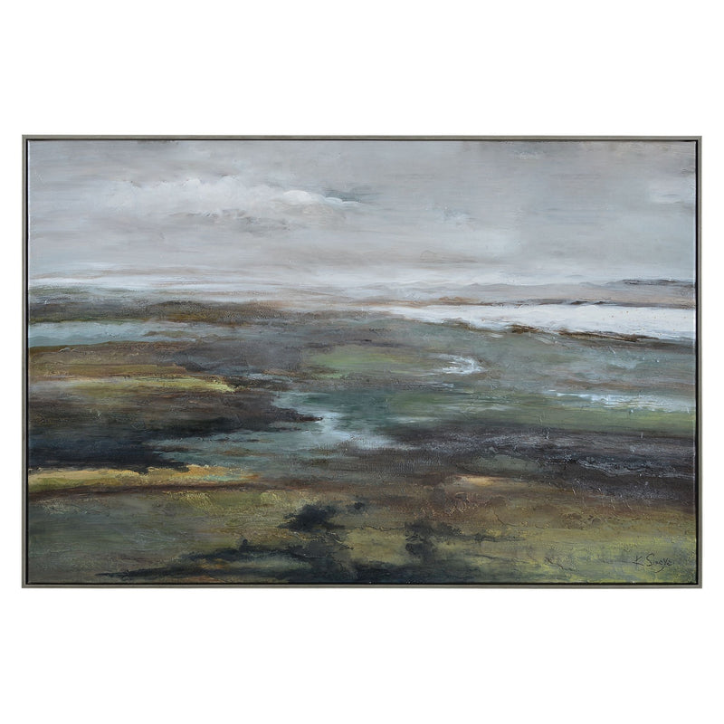 Sprucer  Canvas Art Champagne Silver By Renwil