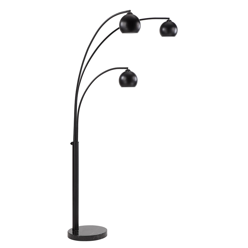 Folia Floor Lamp Matte Black By Renwil