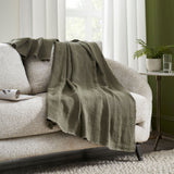 Vernier Throw Dark Green By Renwil