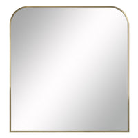 Joan Wall Mirror Antique Brushed Brass By Renwil