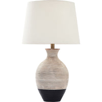 Ignacio Table Lamp Black And White By Renwil