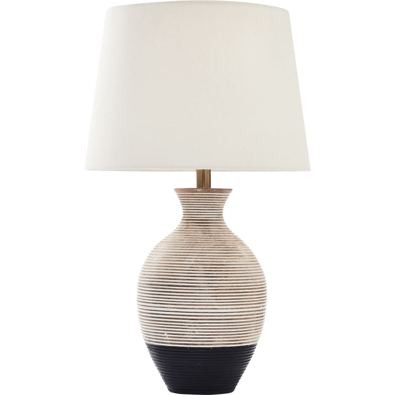 Ignacio Table Lamp Black And White By Renwil