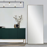 Northern Wall Mirror Antique Brass By Renwil