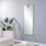Kepler Full Length Mirror Gold Leaf By Renwil