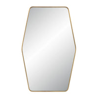 Mocha Wall Mirror SATIN BRASS By Renwil