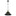 Tremolo 16-inch 1-light Textured Black and Champagne Gold Pendant Light