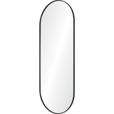 Ammar Wall Mirror Matte Black By Renwil