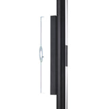 Colton 30-inch 2-light Textured Black 5CCT LED Vanity Light with Etched Opal Glass Shades