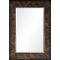 Madden Wall Mirror Dark Brown By Renwil