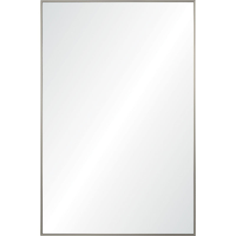Roderick Wall Mirror Satin Nickel By Renwil