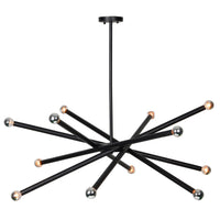 Clemente Ceiling Fixture Black By Renwil