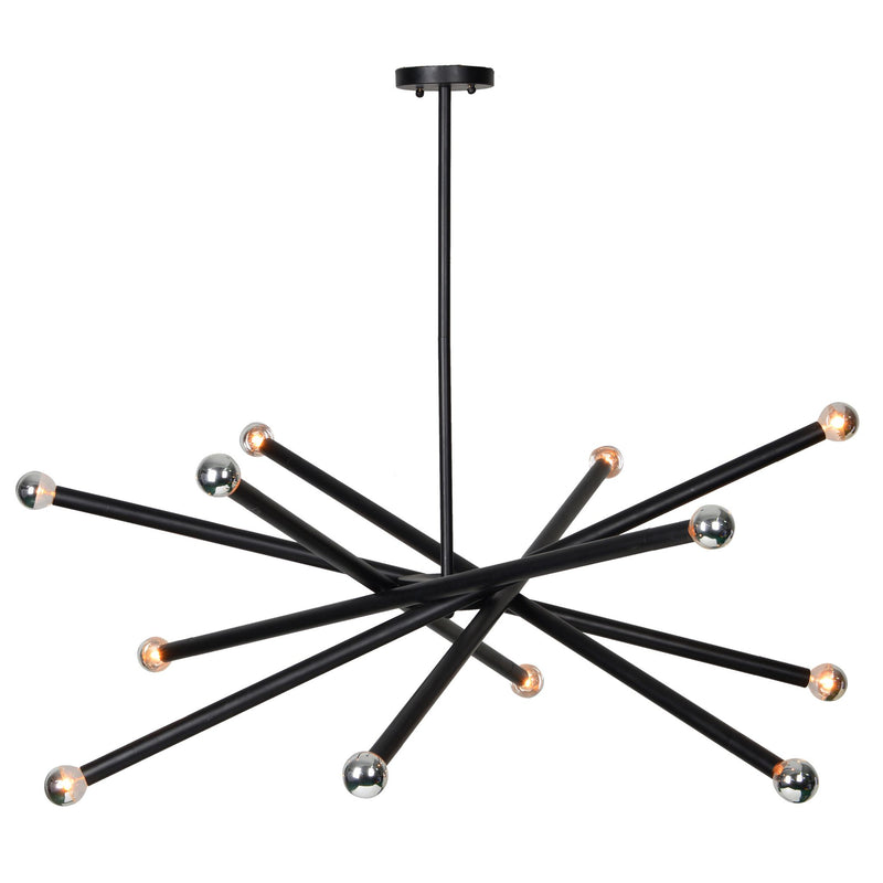 Clemente Ceiling Fixture Black By Renwil