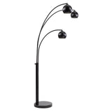 Folia Floor Lamp Matte Black By Renwil