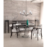 Bethany 42-inch 6-light Forged Bronze Chandelier with Natural Linen Shades