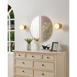 Parker 6-inch 1-light Brushed Nickel Vanity Light with Etched Opal Glass Shade