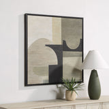 Gladiolus  Canvas Art PAINTED BLACK By Renwil