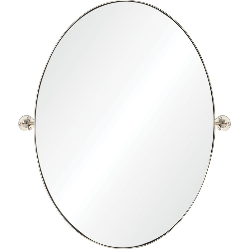 Azalea Wall Mirror Nickel Plated By Renwil