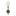 Bethany 19-inch 1-light Forged Bronze Wall Sconce with Natural Linen Shade