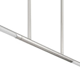 Overture 48-inch 2-light Polished Nickel 5CCT LED Linear Chandelier
