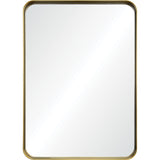 Barton Wall Mirror Gold Foil By Renwil