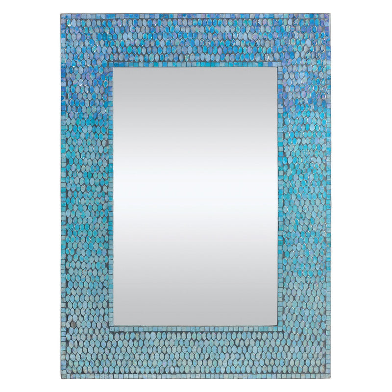 Catarina Wall Mirror Blue By Renwil