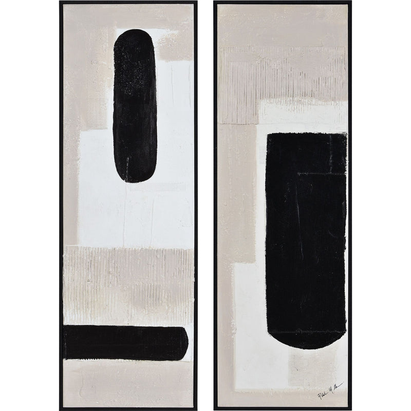 Dragoni  Canvas Art Black By Renwil