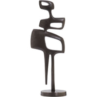 Pacino Statue Antique Nickel By Renwil