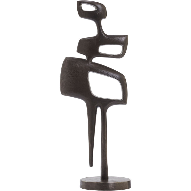 Pacino Statue Antique Nickel By Renwil