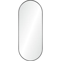 Ammar Wall Mirror Matte Black By Renwil