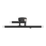 Manhattan 18-inch 6-light Matte Black LED Wall Sconce