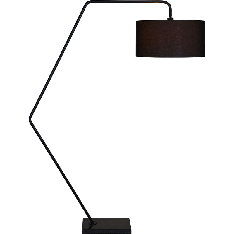 Penelin Floor Lamp Matte Black By Renwil