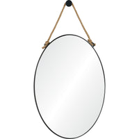 Parbuckle Wall Mirror Black By Renwil