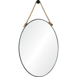 Parbuckle Wall Mirror Black By Renwil