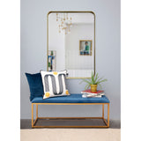 Barton Wall Mirror Gold Foil By Renwil