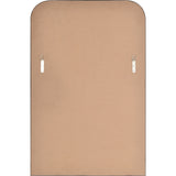 Jackline Wall Mirror Matte Black By Renwil