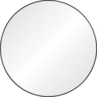 Sami Wall Mirror Matte Black By Renwil