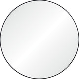 Sami Wall Mirror Matte Black By Renwil