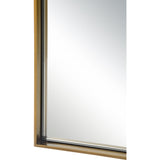Northern Wall Mirror Antique Brass By Renwil