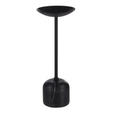 Uma Set Of 2 Pillar Candle Holder Matte Black By Renwil