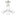 Stockholm 16-inch 4-light Polished Nickel Convertible Pendant with Opal Glass Shades