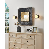 Parker 6-inch 1-light Matte Black Vanity Light with Etched Opal Glass Shade