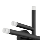 Manhattan 18-inch 6-light Matte Black LED Wall Sconce