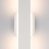 Jacks 36-inch Textured White 5CCT LED Exterior Wall Sconce